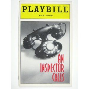 An inspector Calls Playbill July 1994 Rosemary Harris Philip Bosco Cranham